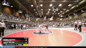 2A 138 lbs Cons. Round 3 - Oakley Walton, Millard vs Andres Valencia, Gunnison Valley