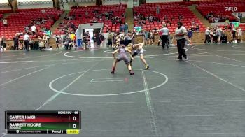 68 lbs Quarterfinal - Barrett Moore, Donahue vs Carter Haigh, Wadsworth