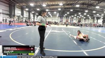 84 lbs Rd# 8- 12:30pm Saturday Final Pool - Dylan Luik, Ranger WC vs Gabriel Ryzyi, Aggression Legionaries