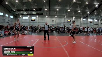 157 lbs Round 4 (6 Team) - Cooper Dietz, Top Level vs Dominic Crum, The Wrestling Mill