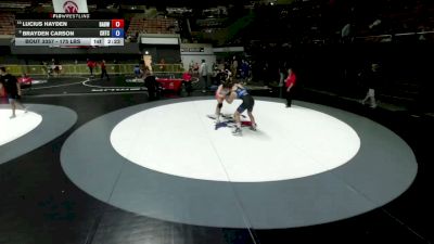 175 lbs Quarters - Lucius Hayden, Bay Area Dragons Wrestling Center vs Brayden Carson, California Regional Training Center (CA RTC)