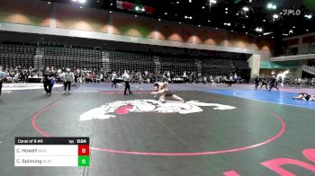 157 lbs Consi Of 8 #2 - Carson Howell, Vacaville vs Charlie Spinning, West Linn