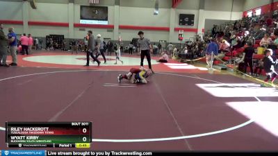 55 lbs Cons. Round 2 - Riley Hackerott, Tuscaloosa Takedown Titans vs Wyatt Kirby, Buckhorn Youth Wrestling