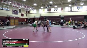 JV-28 lbs Quarterfinal - Barrett Marzen, Osage vs Ashton Middendorp, Northeast Community