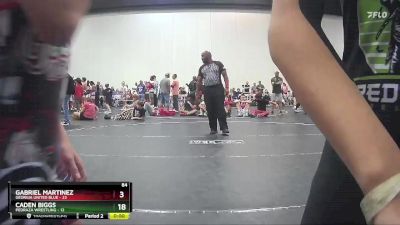 90 lbs Round 6 (10 Team) - Cael Powers, Georgia United Blue vs Aiden Nam, Pedraza Wrestling