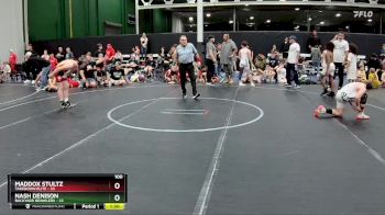 100 lbs Semis (4 Team) - Maddox Stultz, Takedown Elite vs Nash Denison, Backyard Brawlers