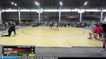 112 lbs Cons. Semi - Lily Ingle, Payette Girls vs Charizma Fries, Kuna Girls