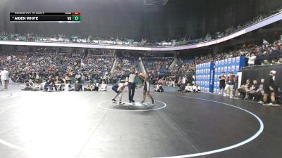 7A 138 lbs Cons. Semi - Aiden White, Weddington High School vs Maddox Cheek, Porter Ridge High School