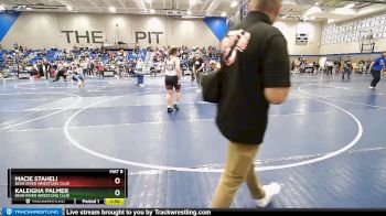 180 lbs Round 3 - Macie Staheli, Bear River Wrestling Club vs KaLeigha Palmer, Bear River Wrestling Club