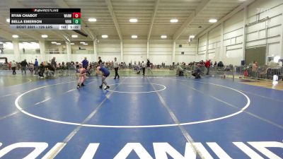 126 lbs Round Of 32 - Ryan Chabot, Warwick PAL vs Bella Emerson, Vergennes