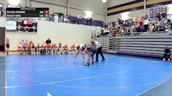 235 lbs Quarterfinals (8 Team) - Bailey Deal, LaFayette vs Najada Morris, Jordan