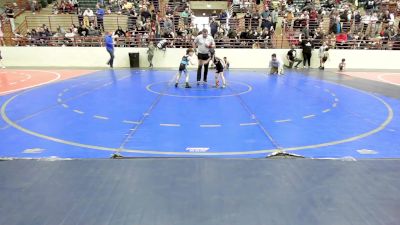 46 lbs Consi Of 8 #1 - Bransen Trimm, Woodland Wrestling vs Jackson LaFrance, Backyard Bullies Wrestling Club