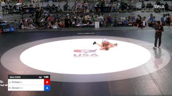 120 lbs Rnd Of 16 - Jayden Rinken, Iowa vs Karson Brown, Ohio