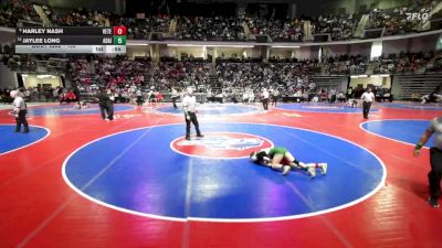 100 lbs Semifinal - Harley Nash, Veteran`s vs Jaylee Long, Adairsville