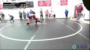 88 lbs Rr Rnd 1 - Weston Rutledge, Team Nomad vs Christopher Couch, Del City Little League Wrestling