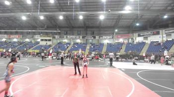 80 lbs Rr Rnd 3 - Jocelynn Lozano, Valley Bad Boys vs Jaxi Jean Downing, Valley Bad Boys