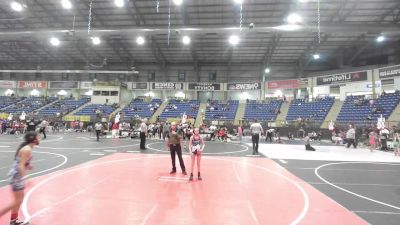 80 lbs Rr Rnd 3 - Jocelynn Lozano, Valley Bad Boys vs Jaxi Jean Downing, Valley Bad Boys