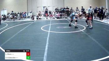 123 lbs Round Of 32 - Lesly Muro, DUB Wrestling vs Agnia Krakovska, British Columbia