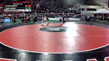 6A 106 lbs Cons. Round 2 - Oliver Hanson, Rigby vs Nash Larsen, Coeur D Alene