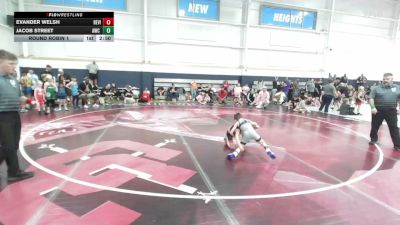 50 lbs Round Robin 1 - Evander Welsh, Revival Pink - YTH vs Jacob Street, AWC Baby Faced Assassins - YTH