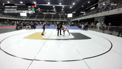 130 lbs Consolation - Terryl Wright, Chesapeake vs John Winkler, Fredericksburg