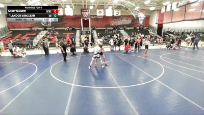 144 lbs Quarterfinal - Mike Tanner, Green Canyon Wrestling Club vs Landon Sinclear, Uintah Wrestling