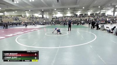 80 lbs Cons. Round 5 - Luke Bessant, Cleveland Wrestling Club vs Corbin Quint, Blackman Wrestling Club