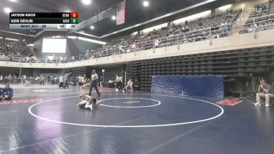 82 lbs Consolation - Jayson Knox, Schwenksville vs Keir Devlin, Harrison Township