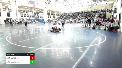 145 lbs Consi Of 16 #1 - Mark Lynott, Abington Heights vs Nino Morici, Notre Dame Green Pond