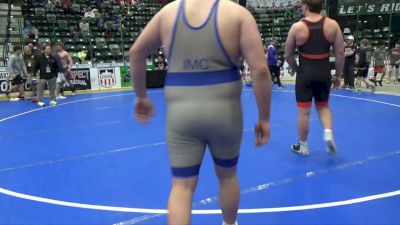 285 lbs Semis - Carter Wright, BTWC vs Gable Eddy, Indee Mat Club