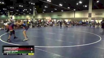 113 lbs Round 2 (10 Team) - Andrew Cackett, Wrestling University vs Connor Walshe, Wellington - Dev