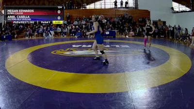 124 lbs Cons. Round 2 - Megan Edwards, Elmira College vs Ariel Casella, Western New England