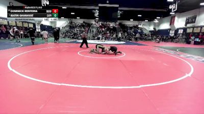 175 lbs Quarterfinal - Matin Ghanavat, Capistrano Valley vs Dominick Renteria, Murrieta Valley