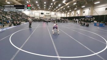 175 lbs Finals (8 Team) - Trentin Brown, Burwell vs Landon Pohl, Aquinas Catholic