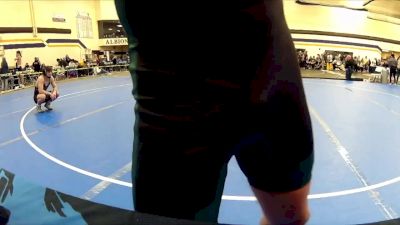 125 lbs Quarterfinal - Braddock King, Michigan State University Club vs Logan Gilbert, Southwestern Michigan College