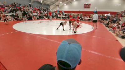 45-48 lbs Round 3 - Mason Emery, Eaton Lil Reds vs Rowan Huggans, Platte Valley Jr. Wrestling