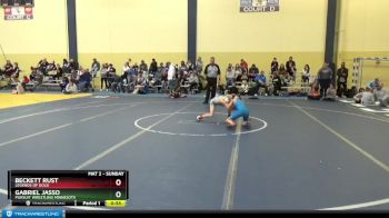 65 lbs Quarterfinal - Gabriel Jasso, Pursuit Wrestling Minnesota vs Beckett Rust, Legends Of Gold