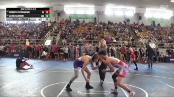 134 lbs Cons. Round 3 - Joseph Springer, Unattached vs Lane Schein, Logan