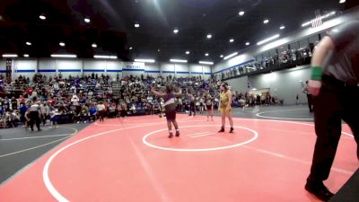 120 lbs Rr Rnd 3 - James Carper, Tecumseh Youth Wrestling vs Serenity Kpiele Poda, Noble Takedown Club