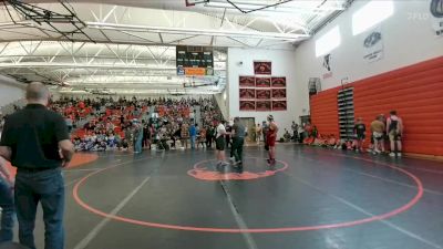 275 lbs Round 2 - Oliver Stephen, Lander Middle School vs Darin Harris, Riverton Middle School