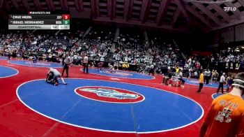 3A-138 lbs Quarterfinal - Cruz Hezel, Jefferson vs Israel Hernandez, North Hall