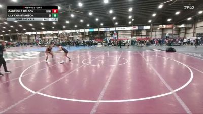 118 lbs Champ. Round 1 - Gabrielle Nelson, Black Hills Wrestling Academy vs Lily Christianson, Dakota Rattlers