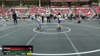 80 lbs Quarterfinal - David Lowrie, Winfield vs Dominic Stark, Ark City Takedown Wrestling Cl