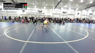 V-190 lbs Round Robin 2 - Karl Richardson, KY vs Aaron Bedillion, WV