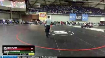 3A 285 lbs Quarterfinal - Caden Loudermilk, Kentlake vs Brayden Platt, Yelm