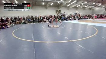 157 lbs Champ. Round 3 - Marcos Zapien, Denver South vs William Alt, Kelly Walsh