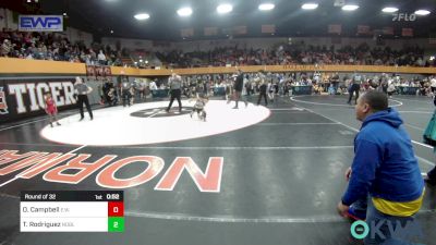 46 lbs Round Of 32 - Oliver Campbell, Elgin Wrestling vs Ty Rodriguez, Noble Takedown Club