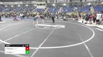 123 lbs Quarterfinal - Samantha Maestas, Alamosa vs Kooper Griggs, Littleton