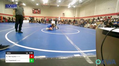 98 lbs Semifinal - Gabe Terriquez, R.A.W. vs Asher Copeland, Springdale Youth Wrestling