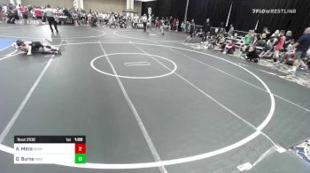 88 lbs Round Of 16 - Aaron Meza, Sunkist Kids/Monster Garage vs Owyn Burns, Brighton WC